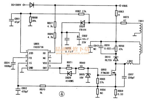液晶電視易損集成電路解析 DMB8110D、F9222、PWM FA5502M、P FA5571N的設計與應用
